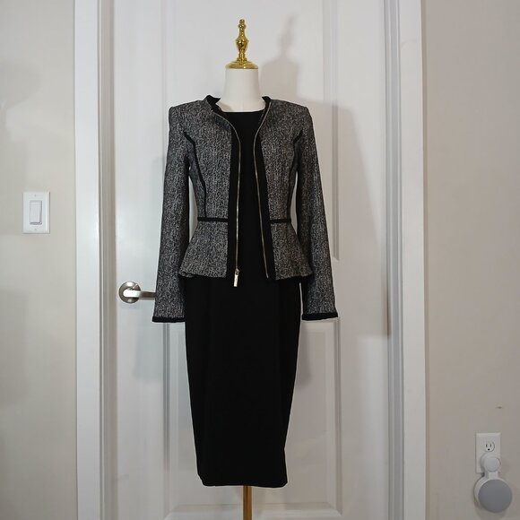 DKNY Sheath Dress Women’s Size M Black Sleeveless Work or Cocktail - Picture 7 of 8